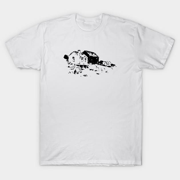 seaside house T-Shirt by xam